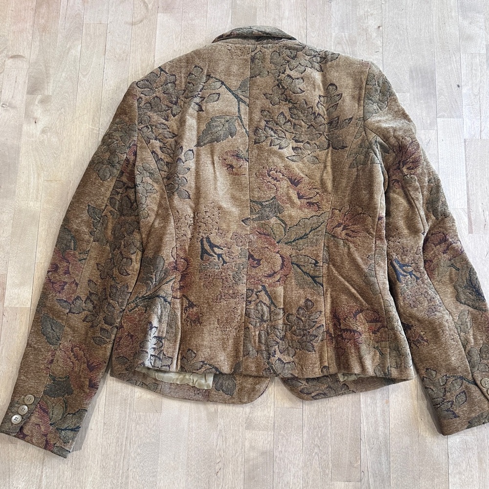 Grace Elements Brown And Purple Patterned Blazer - image 5